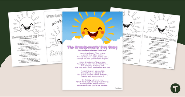 Grandparents' Day Song — Printable teaching resource