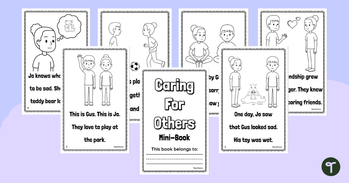 Caring for Others – Printable Empathy Book teaching resource