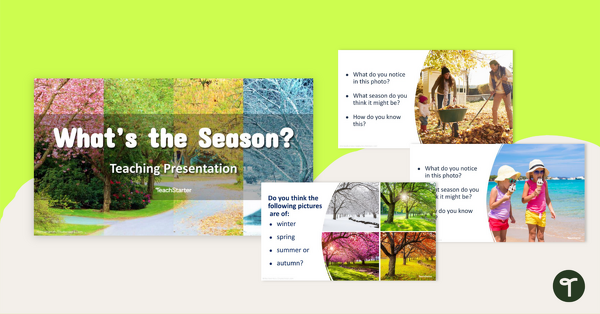Image of What's the Season? Teaching Slides