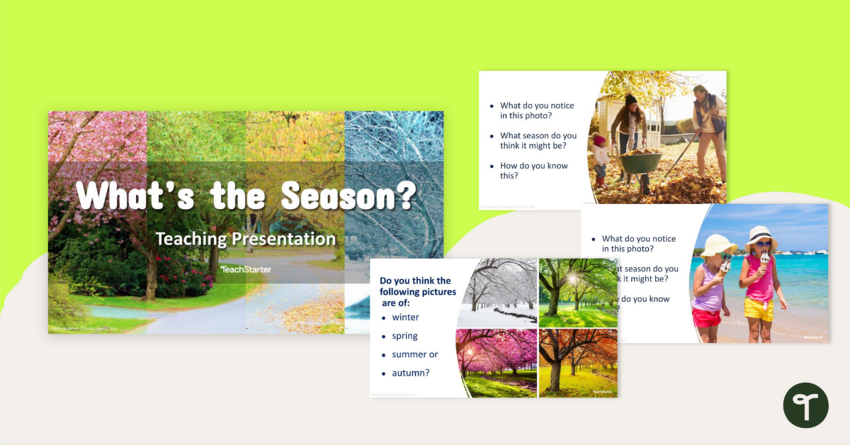 What's the Season? Teaching Slides teaching resource