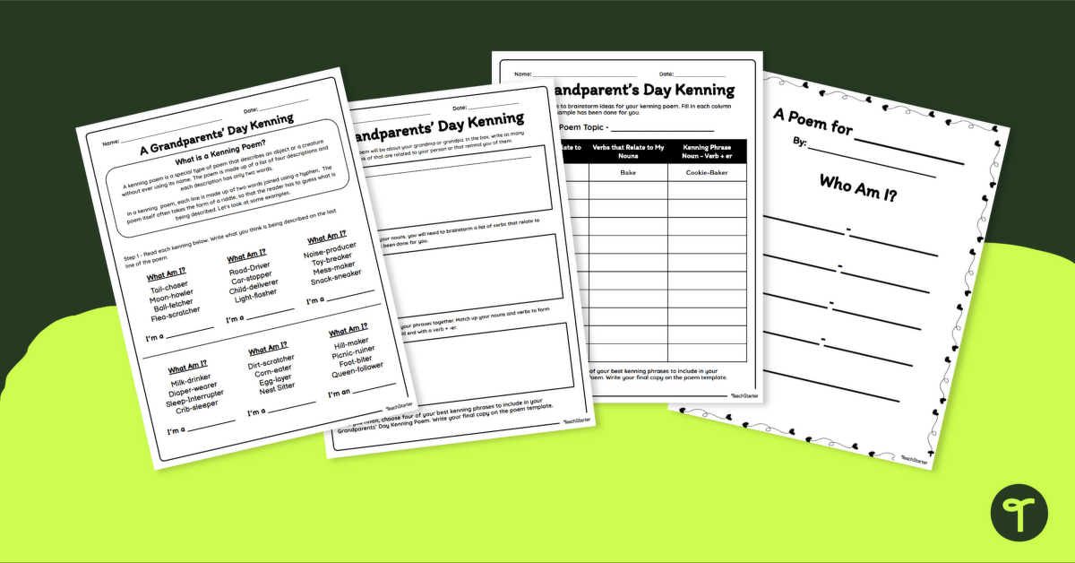 Create Your Own Grandparents' Day Poem Pack teaching resource