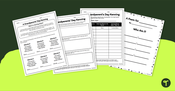 Go to Create Your Own Grandparents' Day Poem Pack teaching resource