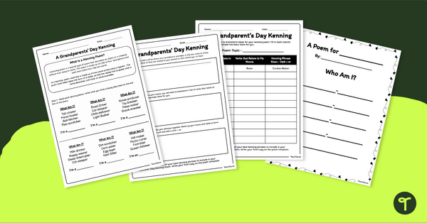 Go to Create Your Own Grandparents' Day Poem Pack teaching resource
