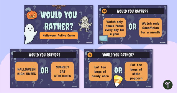 Go to Halloween Would You Rather? - Interactive Game teaching resource