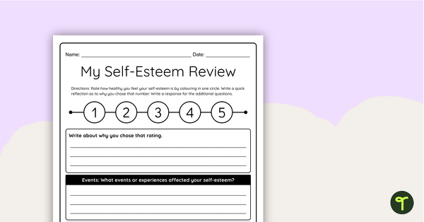 Go to My Self-Esteem Review Template teaching resource
