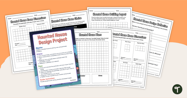Go to Area and Perimeter Haunted House - Year 5 Halloween Maths teaching resource