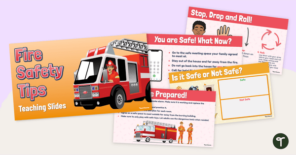 Go to Fire Safety Week Teaching Slides teaching resource