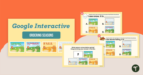 Order of Seasons Interactive Activity teaching resource
