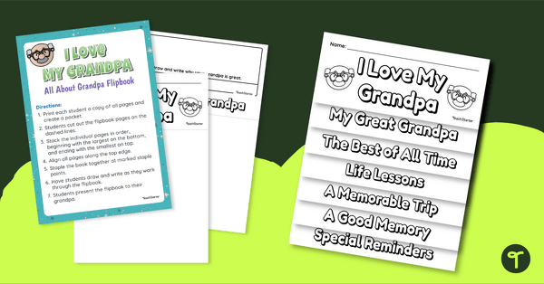 Go to All About Grandpa Flipbook teaching resource