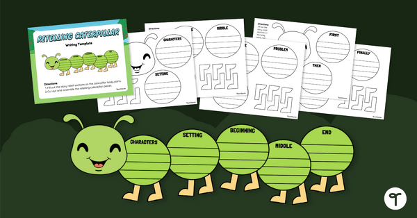 Go to Retelling Caterpillar Writing Template teaching resource