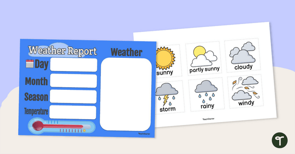Go to Classroom Weather Chart for Identifying Environmental Conditions teaching resource