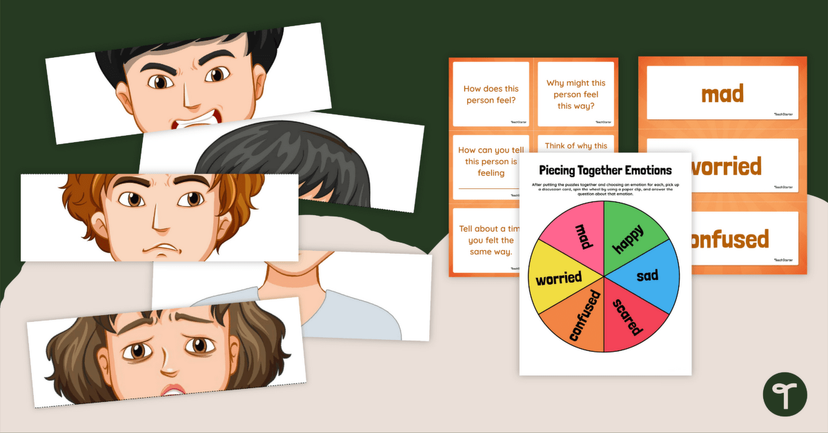 Piecing Together Emotions – Puzzle Activity teaching resource