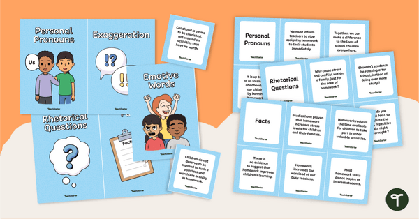 Image of Persuasive Devices Sorting Activity