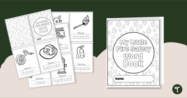 Go to My Little Fire Safety Coloring Book teaching resource