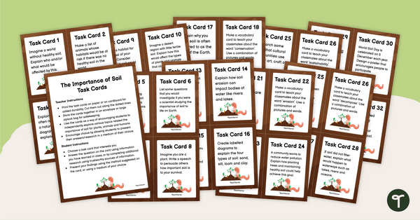 Go to The Importance of Soil Task Cards teaching resource