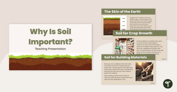 Go to Why Is Soil Important? Teaching Slides teaching resource