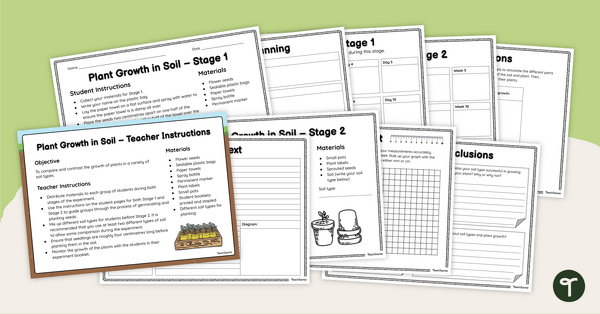 Go to Plant Growth in Soils – Science Experiment teaching resource