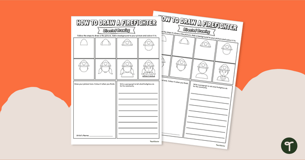 Go to How to Draw a Firefighter — Directed Drawing Activity teaching resource