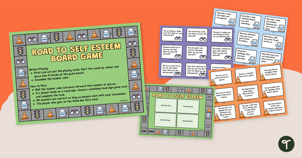 Go to Road to High Self-Esteem Board Game teaching resource