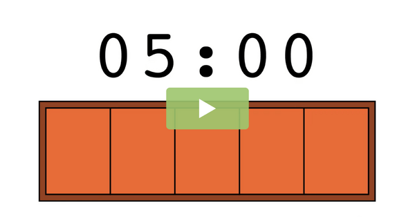 Image of 5-Minute Class Timer With a Colored Block Theme