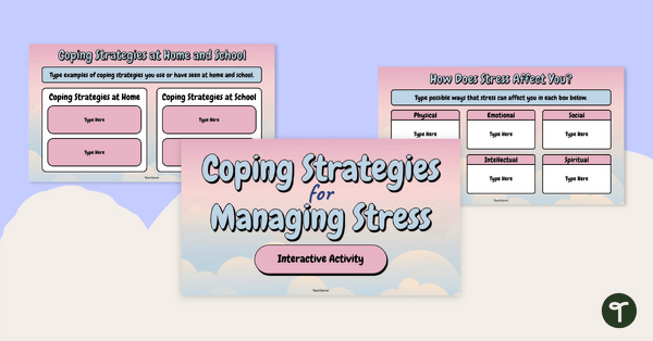 Go to Managing Stress (Coping Strategies) Interactive Activity teaching resource
