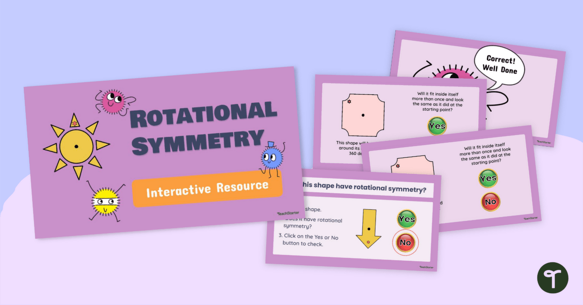 Rotational Symmetry Interactive Activity teaching resource