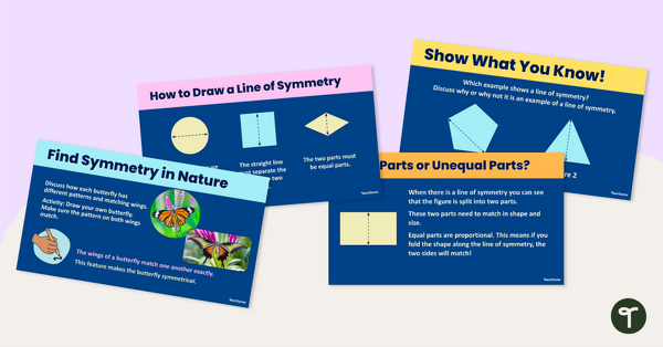 Go to Lines of Symmetry Teaching Slides teaching resource