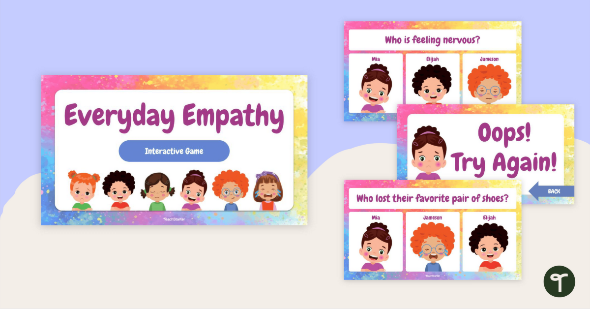Everyday Empathy Interactive Game teaching resource
