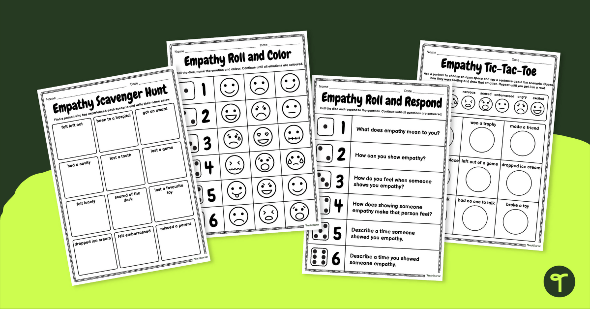 Printable Empathy Games teaching resource