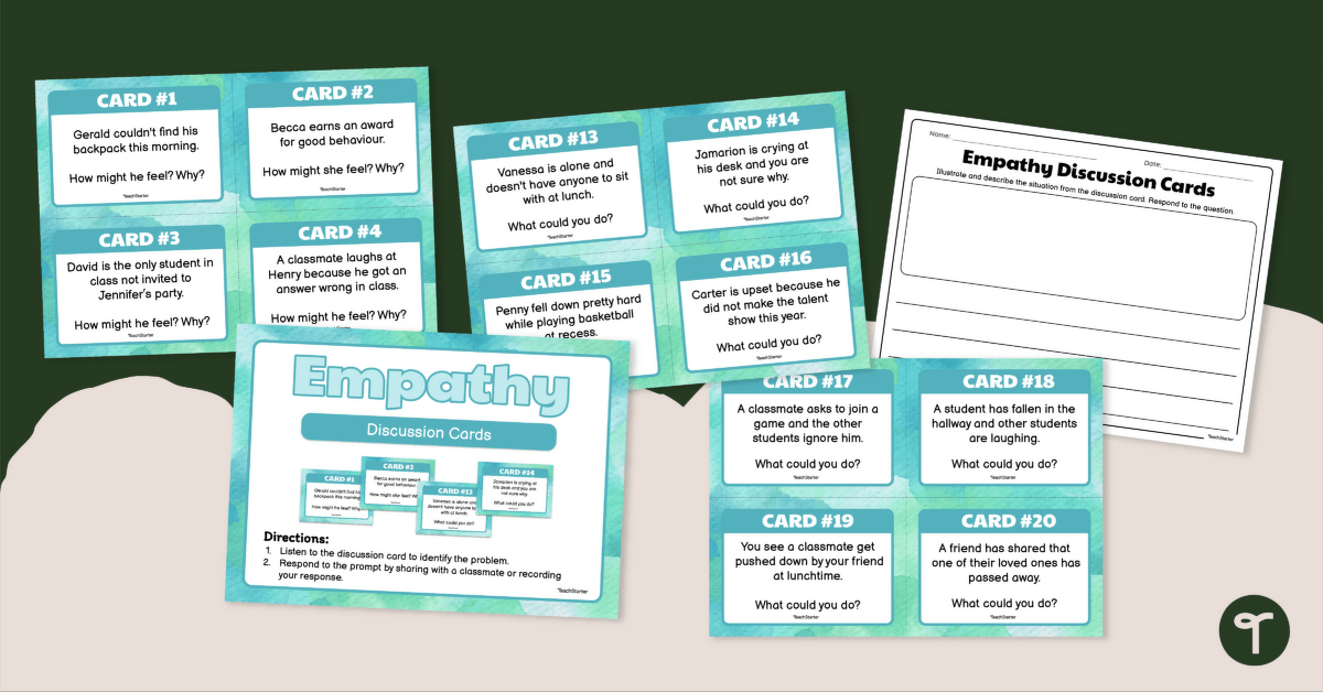 Empathy Discussion Cards teaching resource