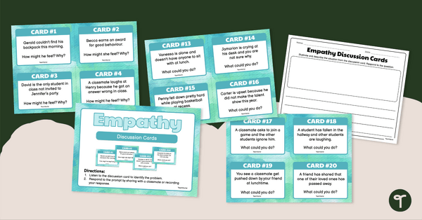 Go to Empathy Discussion Cards teaching resource