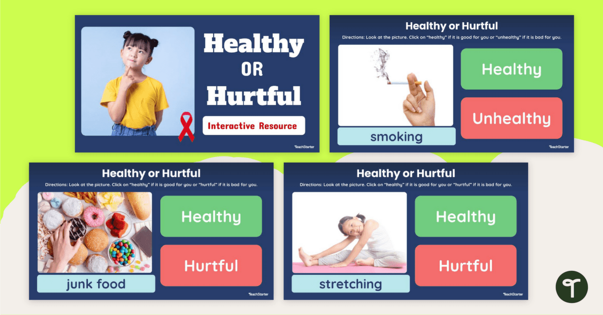 Healthy or Hurtful? Interactive Drug Awareness Game teaching resource