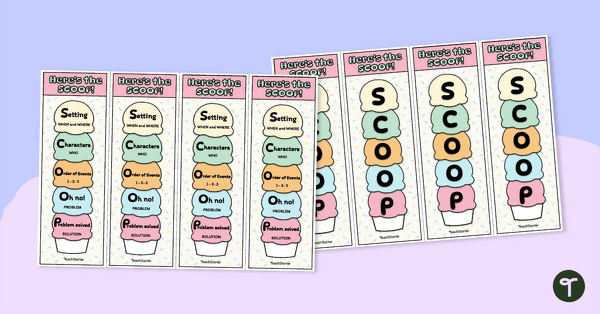 Go to SCOOP Story Retell Bookmarks teaching resource