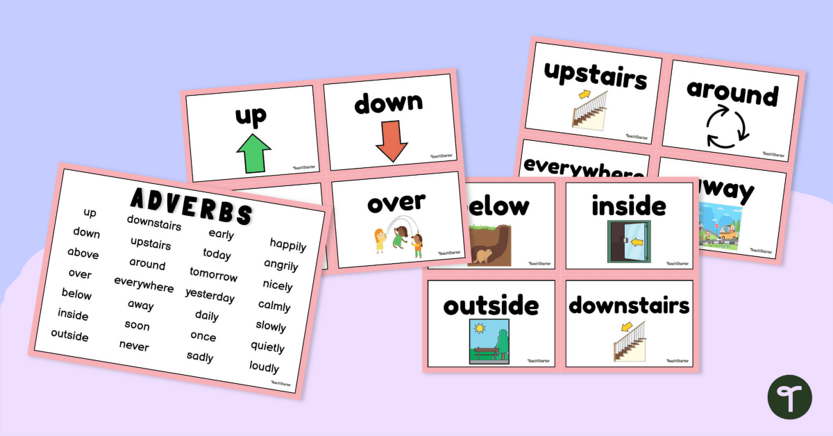 Adverbs Drama Game teaching resource