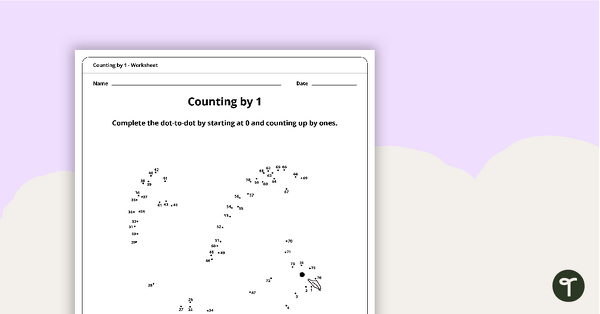 Preview image for Dot-to-Dot Drawing - Counting by 1 - Dove - teaching resource