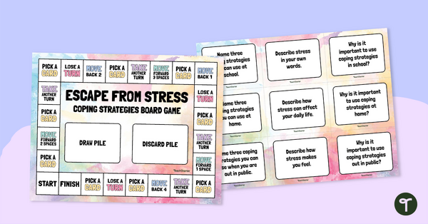 Go to Escape from Stress Board Game teaching resource