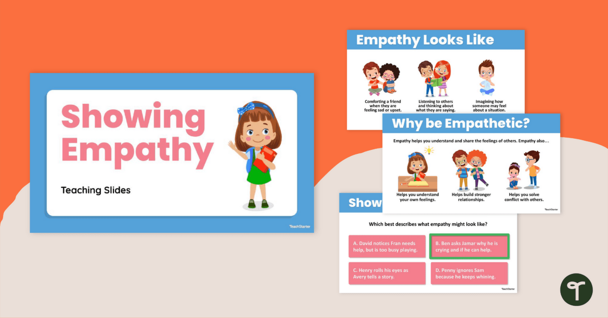 Showing Empathy Teaching Slides teaching resource