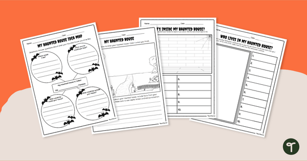 Go to Haunted House Worksheets - Descriptive Writing Activity teaching resource