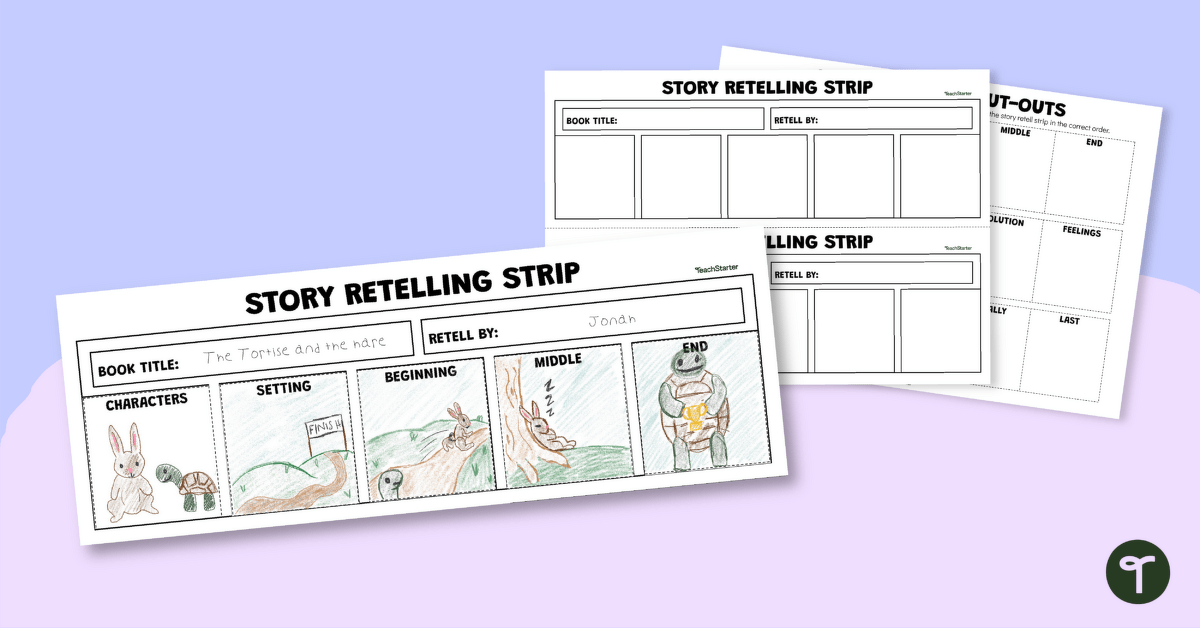 Story Retelling Strips teaching resource
