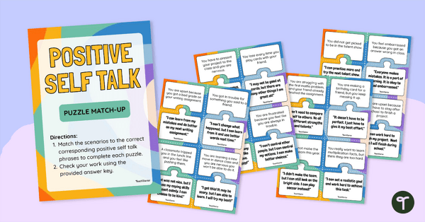 Go to Positive Self Talk Match-Up teaching resource