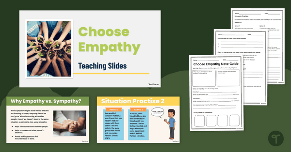 Go to Choose Empathy Teaching Slides & Note Guide teaching resource