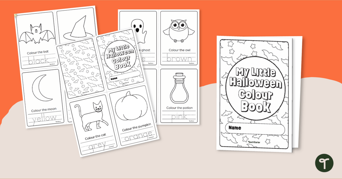 My Little Halloween Colour Book teaching resource