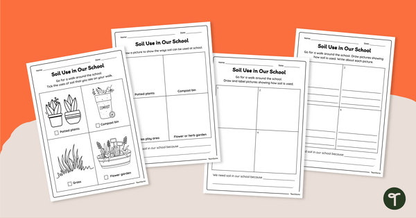Go to Soil Use in Our School Worksheets teaching resource