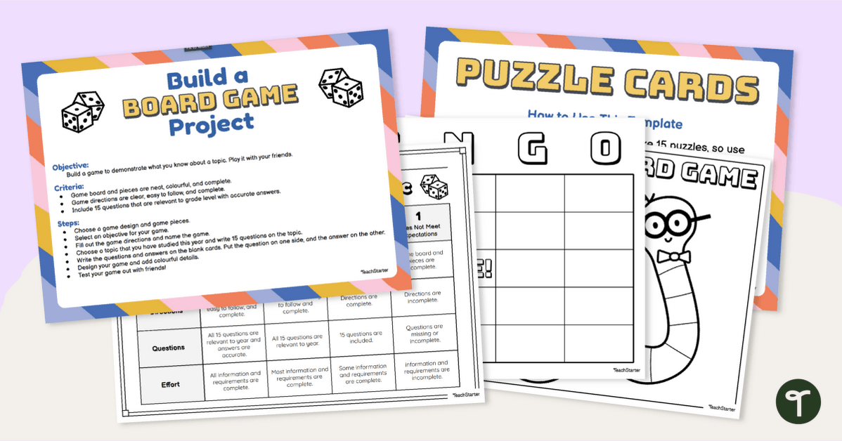 End of Year Project: Create-Your-Own Review Game (with FREE