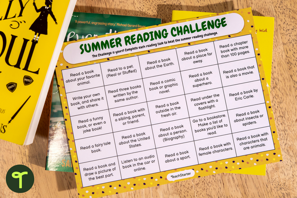 Summer Reading Challenge - Upper Years teaching resource