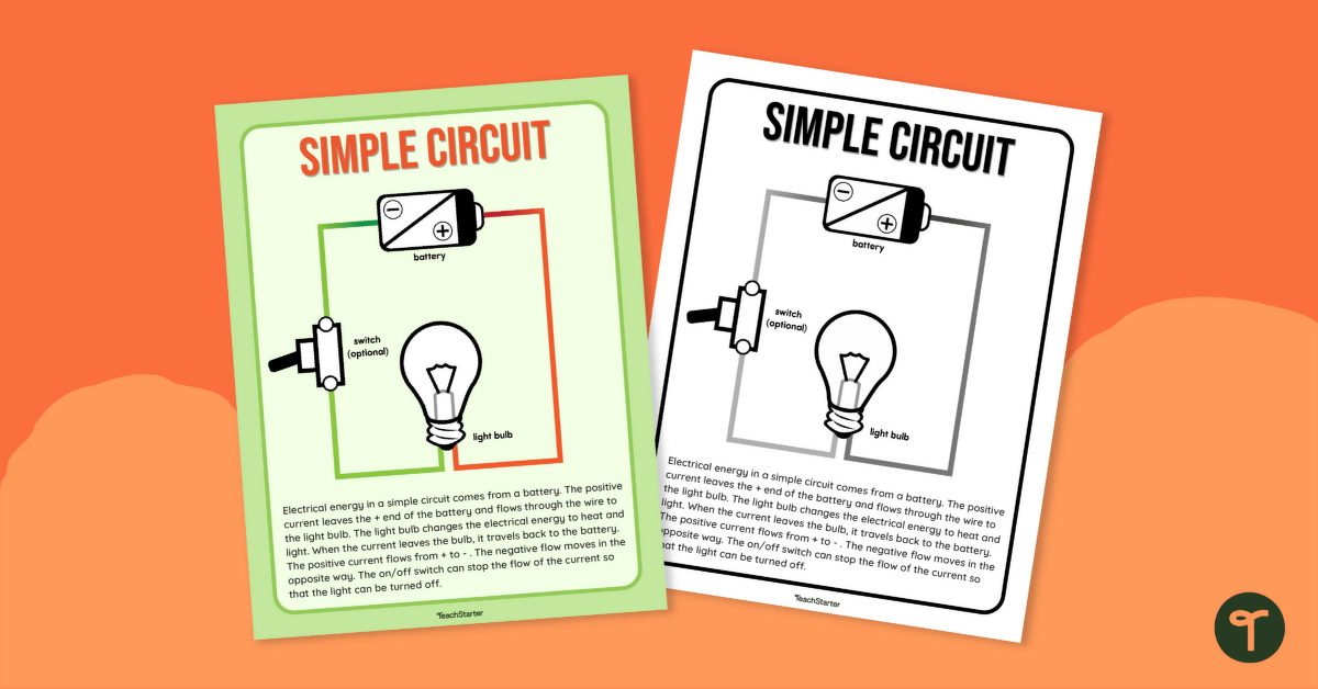 Simple Circuit Diagram teaching resource