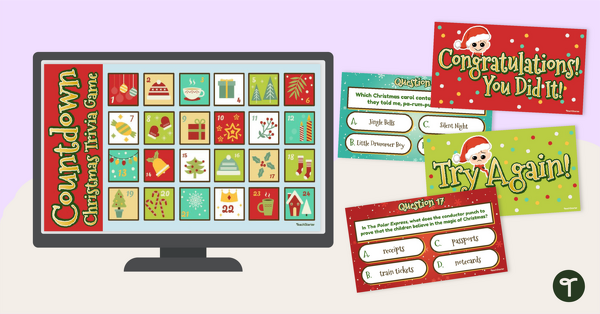 Image of Christmas Trivia Advent Calendar Interactive