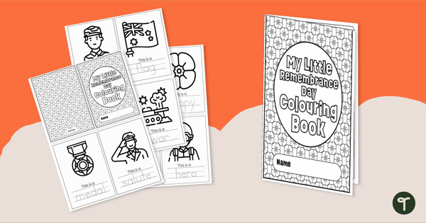 Go to My Little Remembrance Day Colouring Book teaching resource
