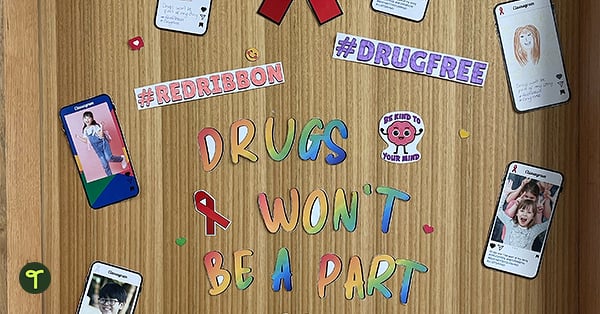 Go to 14 Red Ribbon Week Door Decorating Ideas Guaranteed to Win Your School Contest blog