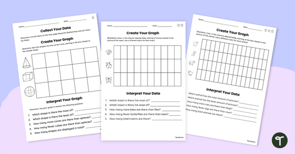Go to Data Collection Worksheet Set teaching resource